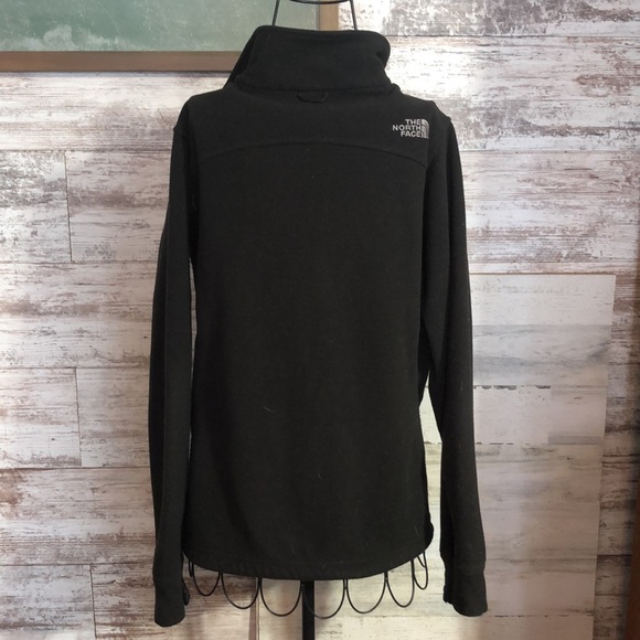 The North Face zip up sweatshirt size medium black womens sweatshirt fleece - Picture 5 of 5